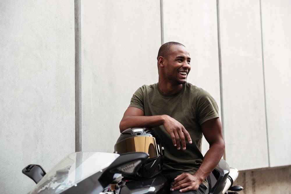 Photo of Man on Motorbike