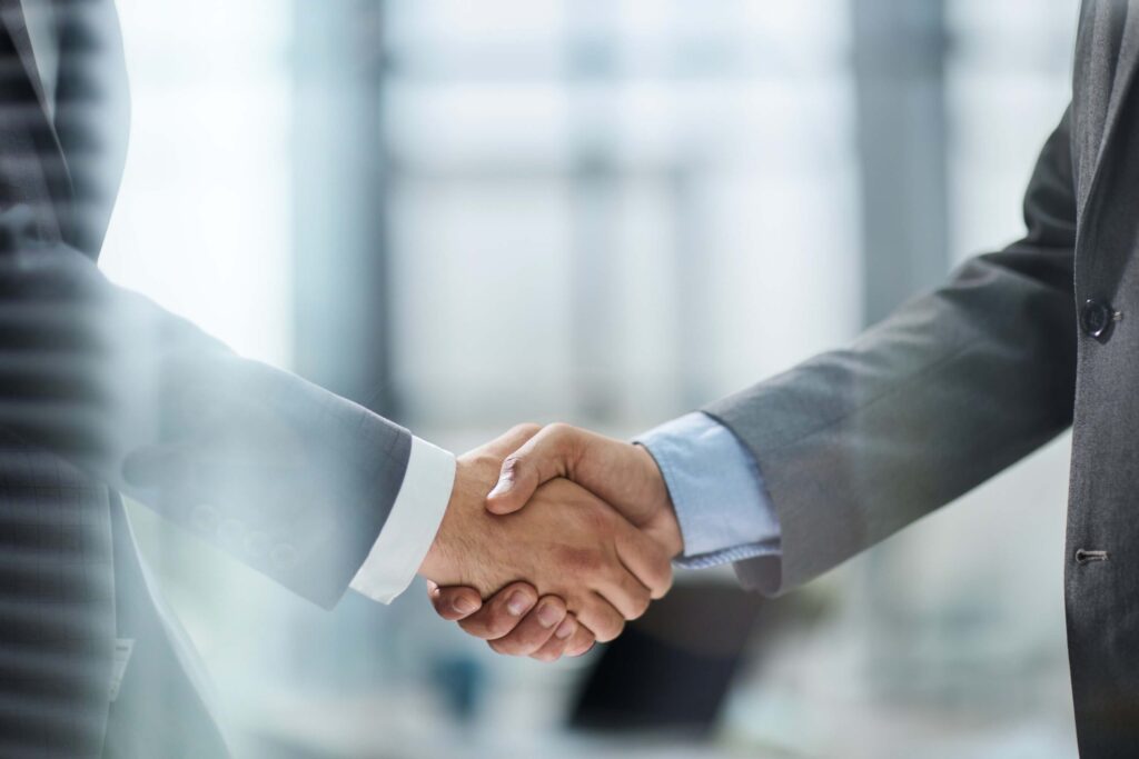 Handshake for business